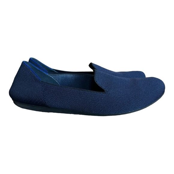 Rothy's The Loafer Classic Navy Knit Fabric Slip On Flats Women’s 7.7 - Picture 4 of 9